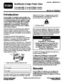 Toro Power Clear 38587 38593 Snow Blower Operators Manual, 2011 – French page 1