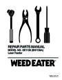 Weed Eater GE1138 SN1138A Lawn Tractor Repair Manual page 1