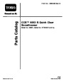 Toro CCR 6053 R Quick Clear 38567 38569 Snow Blower Parts Catalog, 2011 page 1