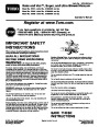Toro 51609 Ultra Blower/Vacuum Operators Manual, 2012-2014 page 1