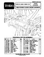 Toro 38025 1800 Power Curve Snowblower Parts Catalog, 1997-2009 page 1