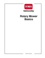 Toro Rotary Mower Basics 09167SL Rotary Lawn Mowers page 1