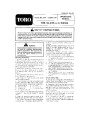 Toro 30941 41cc Back Pack Blower Manual, 1993 page 1