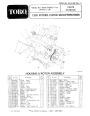 Toro 38005 1200 Power Curve Snowblower Parts Catalog, 1990-1991 page 1