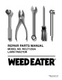 2010 Weed Eater WELT1236A Lawn Tractor Repair Manual page 1