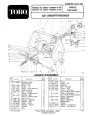 Toro 38052 38054 521 Snowblower Parts Catalog, 1995 page 1