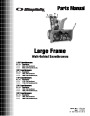 Simplicity 9560 1060 1170 1280 1390 E M Snow Blower Parts Owners Manual page 1