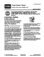 Toro 51586 Power Sweep Blower Manual, 2005-2008 page 1