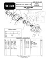 Toro 51537 600 Air Rake Parts Catalog, 1994-1995 page 1