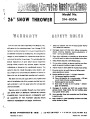 MTD 314-830A 26-Inch Snow Blower Owners Manual page 1