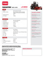 Toro TIMECUTTER Engine Construction 22hp Kawasaki Specifications page 1
