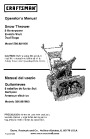 Craftsman 536.881800 Snow Blower Owners Manual page 1