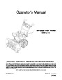 MTD 737-0168 C D Style Snow Blower Owners Manual page 1