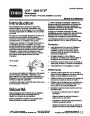 Toro CCR 3650 GTS 38538 Snow Blower Operators Manual, 2004 – French page 1