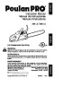 Poulan Pro 220 LE 260 LE Chainsaw Owners Manual page 1