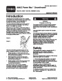 Toro Power Max 828LE 38632 Snow Blower Operators Manual, 2004 page 1