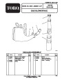 Toro 62901 Gas Blower Vacuum Parts Catalog, 1996-1998 page 1