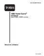 Toro 38025 1800 Power Curve Snowblower Setup Instructions, 2003-2009 – French page 1