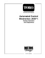 Toro Commercial Products Automated Control Electronics ACETM System Operation Diagnostics 98962SL page 1