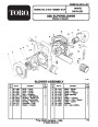 Toro 51575 850 Super Blower Parts Catalog, 1994-1995 page 1