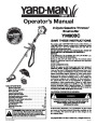 MTD Yard Man YM90BC 2 Cycle Trimmer Lawn Mower Owners Manual page 1