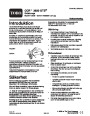 Toro CCR 3650 GTS 38538 Snow Blower Operators Manual, 2004 – Swedish page 1