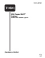 Toro 824 Power Shift 38543 Snow Blower Operators Manual, 2003 – Norwegian page 1