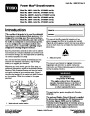 Toro Power Max 726OE 38614 38624 W 38634 38644 38654 Snow Blower Operators Manual, 2011 page 1