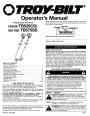 MTD Troy-Bilt TB525CS TB575SS Trimmer Lawn Mower Owners Manual page 1