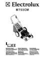 McCulloch Electrolux M753 CM Lawn Mower Owners Manual page 1