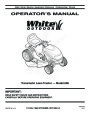 MTD White Outdoor 606 Transmatic Tractor Lawn Mower Owners Manual page 1