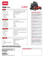 Toro TITAN ZX5000 Engine Construction Additional Features Specifications page 1