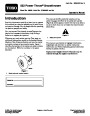 Toro Power Max 522 38605 Snow Blower Operators Manual, 2007 page 1
