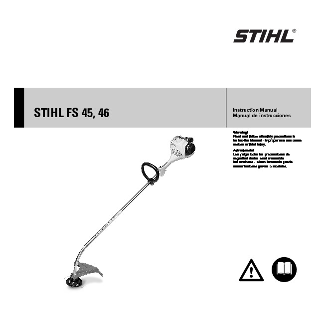 Stihl Fs 45 Trimmer User Manual