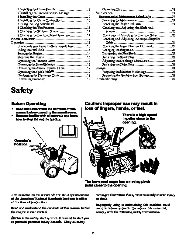 Toro 37772 Power Max 826 OE Snowblower Manual, 2013