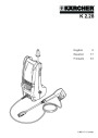 Kärcher K 2.28 Electric Power High Pressure Washer Owners Manual page 1