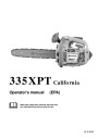 Husqvarna 335XPT Chainsaw Owners Manual page 1