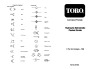 Toro Commercial Products Hydraulic Schematic Pocket Guide Ero Company 1996 96878SL page 1