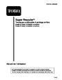 Toro 20045 20048 21-Inch Super Recycler SR 21OS Lawn Mower Operators Manual, 2001 – French page 1