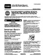 Toro 51598 Ultra 225 Blower/Vacuum Operators Manual, 2005-2007 page 1