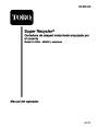 Toro 20044 21-Inch Super Recycler SR 21OS Lawn Mower Operators Manual, 1999 – Spanish page 1