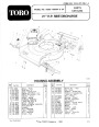 Toro 16585 16785 21-Inch Lawn Mower Parts Catalog, 1991 page 1