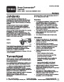 Toro Snow Commander 38603 Snow Blower Operators Manual, 2005 – Finnish page 1