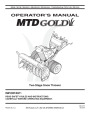 MTD Gold 769-04179 Snow Blower Owners Manual page 1