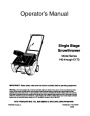 MTD E173 Snow Blower Owners Manual page 1