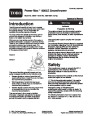 Toro Power Max 826LE 38620 Snow Blower Operators Manual, 2005 page 1
