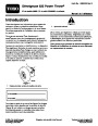 Toro 522 Power Throw 38605 Snow Blower Operators Manual, 2009 – French page 1