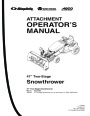Simplicity 1694404 Legacy LX 2000 2900 Series Snow Blower Owners Manual page 1