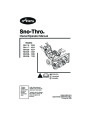 Ariens Sno Thro 924116 17 924300 924505 6 8 Snow Blower Owners Manual page 1