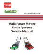 Toro 16400-16778 20014-20061 21-Inch Lawn Mower Service Manual, 1990-2007 page 1